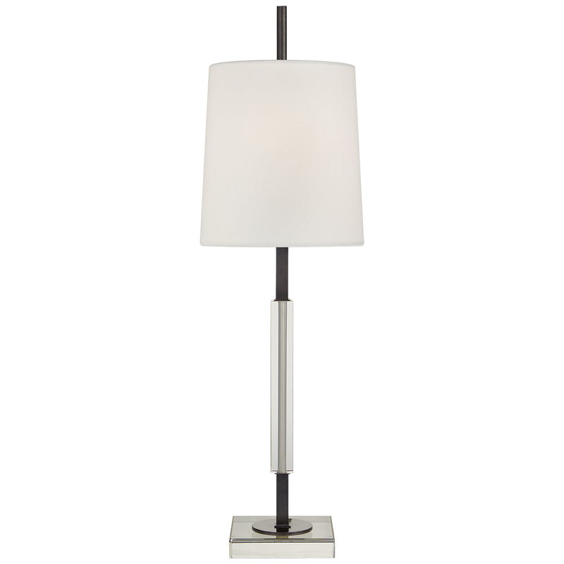 Visual Comfort Signature - TOB 3627BZ/CG-L - One Light Table Lamp - Lexington - Bronze with Crystal