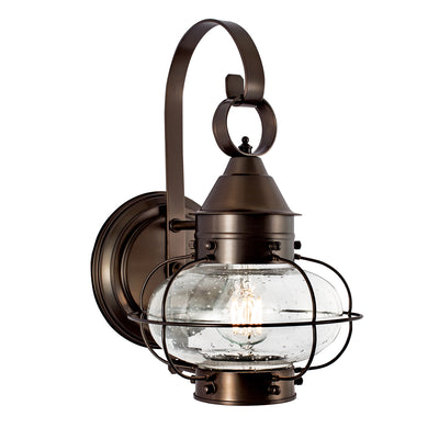 Norwell Lighting - 1323-BR-SE - One Light Wall Mount - Cottage Onion - Bronze