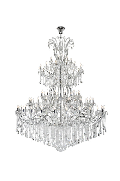 Elegant Lighting - 2803G120C/RC - 84 Light Chandelier - Maria Theresa - Chrome