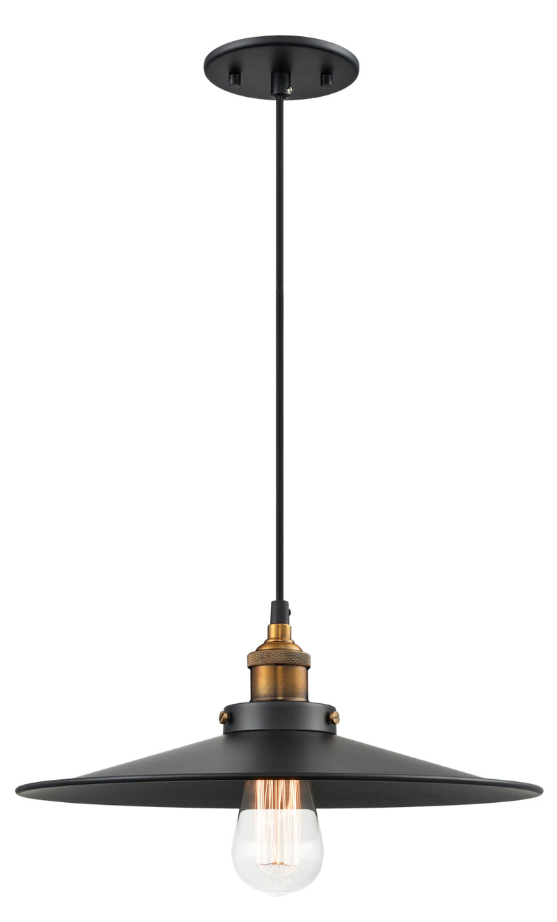 Matteo Lighting - C46113WGBK - One Light Pendant - Bulstrode&