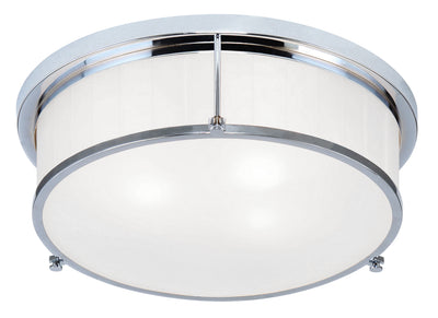 Matteo Lighting - M14903CH - Three Light Flush Mount - Caisse Claire - Chrome