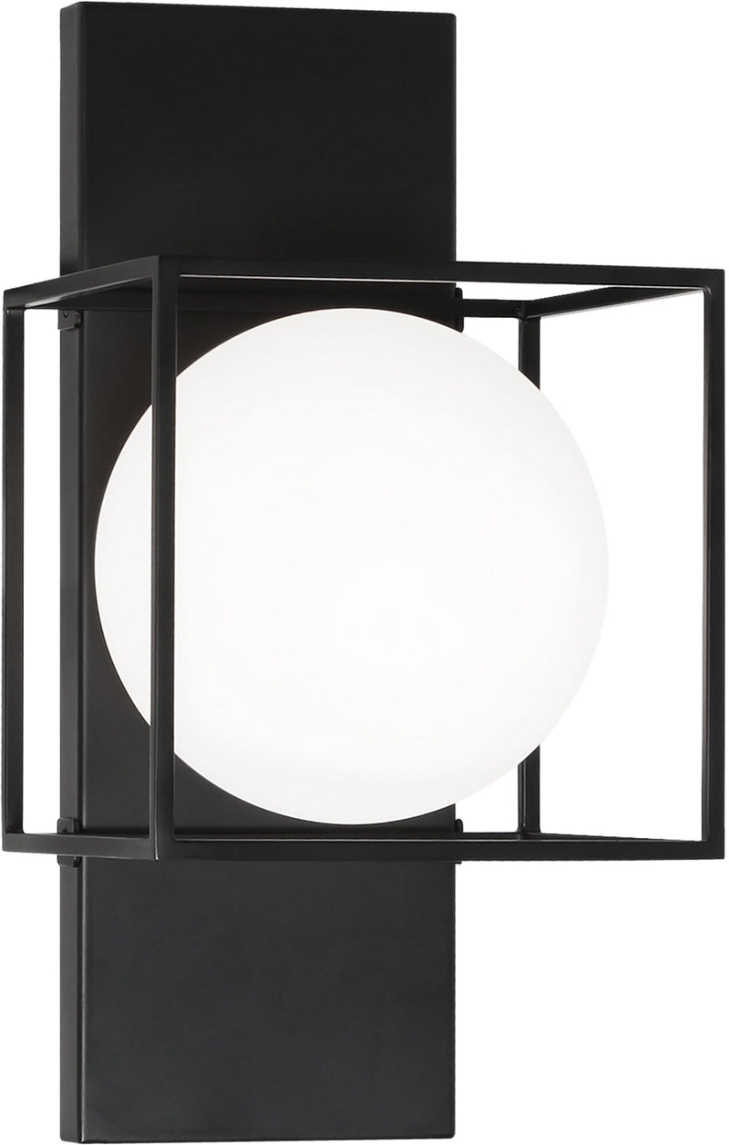 Matteo Lighting - S03811BK - One Light Wall Sconce - Squircle - Black