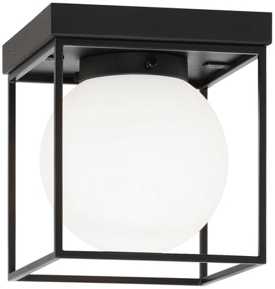 Matteo Lighting - X03801BK - One Light Flush Mount - Squircle - Black