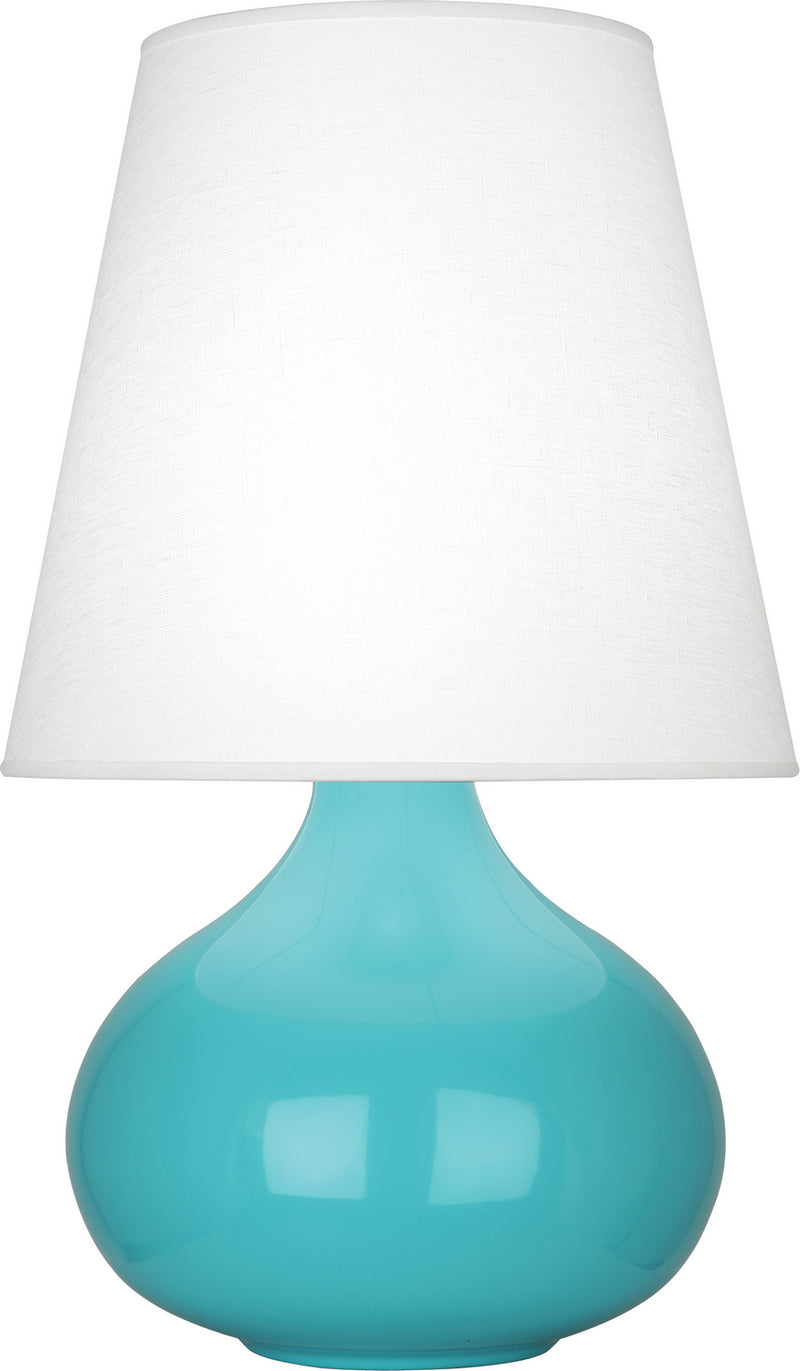 Robert Abbey - EB93 - One Light Accent Lamp - June - Egg Blue Glazed