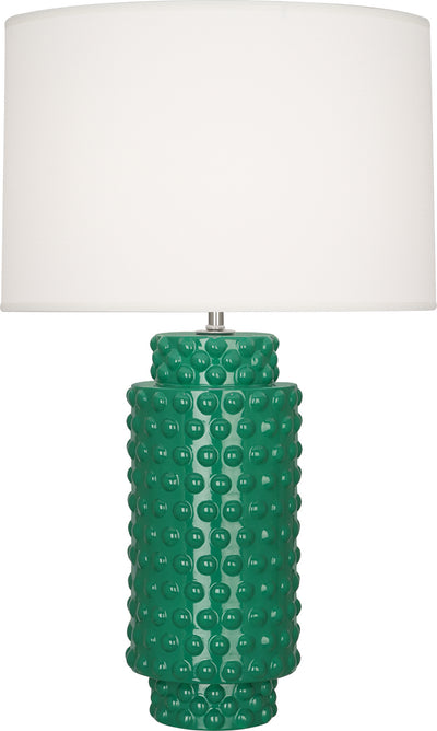 Robert Abbey - EG800 - One Light Table Lamp - Dolly - Emerald Glazed Textured