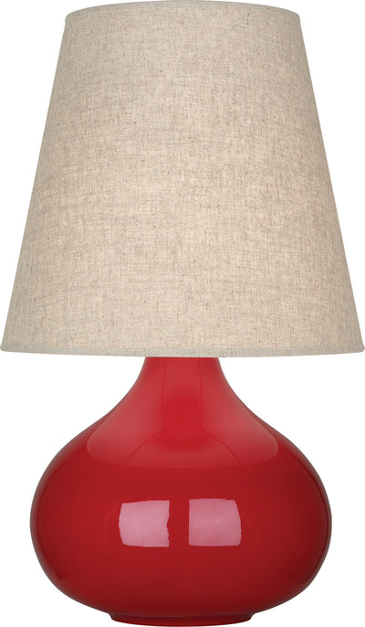 Robert Abbey - RR91 - One Light Accent Lamp - June - Ruby Red Glazed