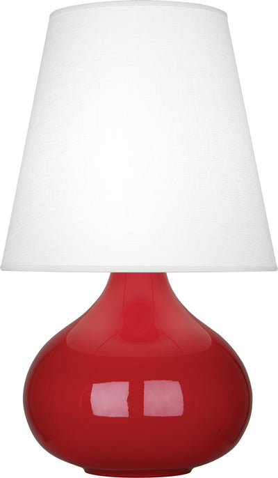 Robert Abbey - RR93 - One Light Accent Lamp - June - Ruby Red Glazed