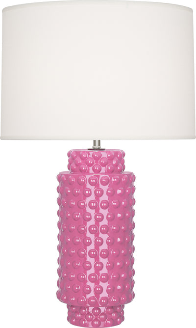 Robert Abbey - SP800 - One Light Table Lamp - Dolly - Schiaparelli Pink Glazed Textured