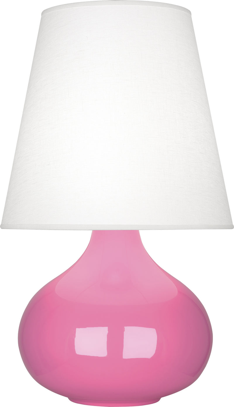 Robert Abbey - SP93 - One Light Accent Lamp - June - Schiaparelli Pink Glazed