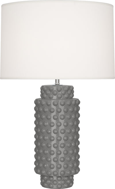 Robert Abbey - ST800 - One Light Table Lamp - Dolly - Smoky Taupe Glazed Textured