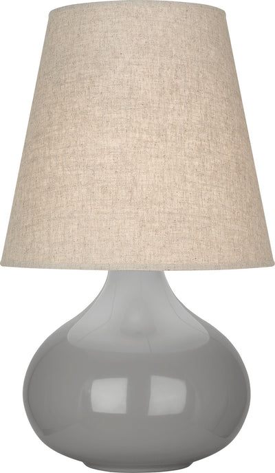 Robert Abbey - ST91 - One Light Accent Lamp - June - Smoky Taupe Glazed