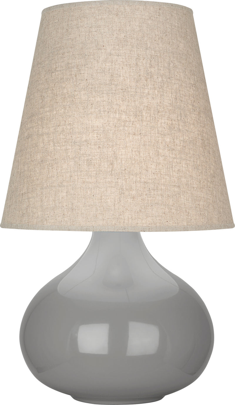 Robert Abbey - ST91 - One Light Accent Lamp - June - Smoky Taupe Glazed