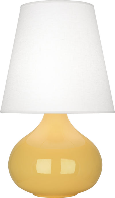 Robert Abbey - SU93 - One Light Accent Lamp - June - Sunset Yellow Glazed