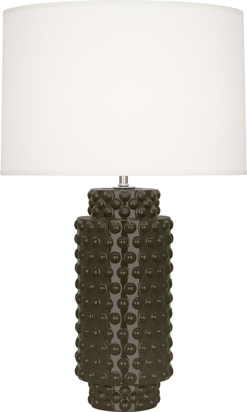 Robert Abbey - TE800 - One Light Table Lamp - Dolly - Brown Tea Glazed Textured