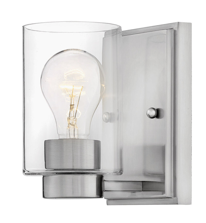 Hinkley - 5050BN-CL - LED Bath Sconce - Miley - Brushed Nickel with Clear glass