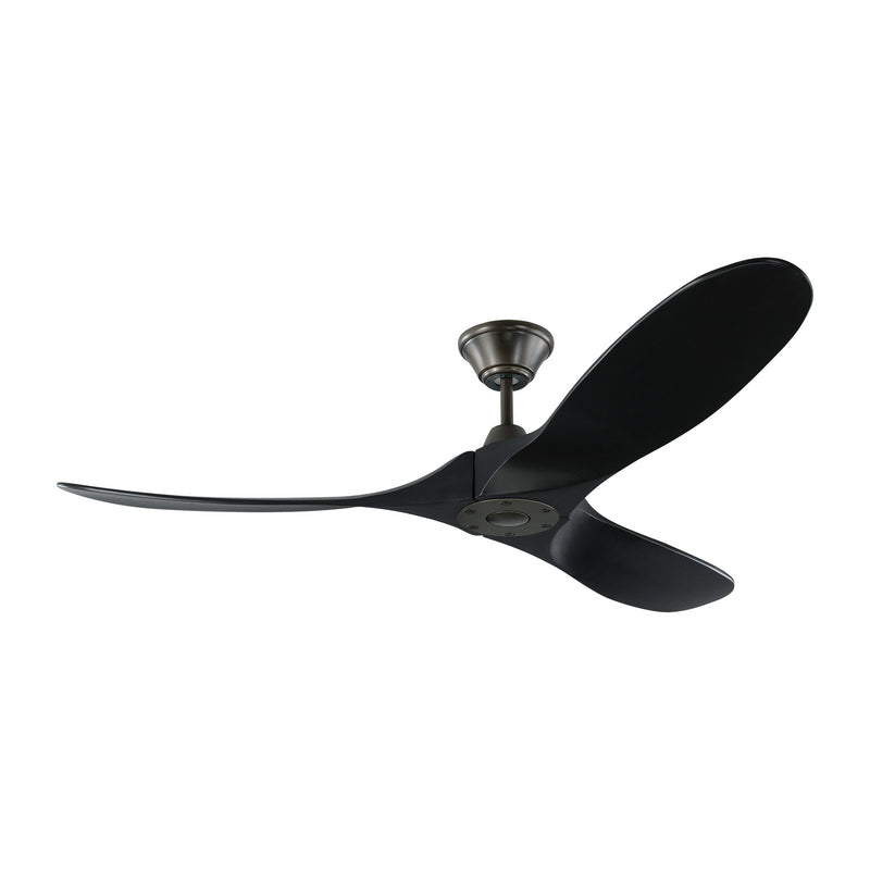 Visual Comfort Fan - 3MAVR52BKBK - 52``Ceiling Fan - Maverick 52 - Matte Black