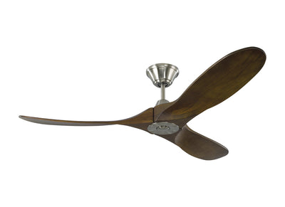 Visual Comfort Fan - 3MAVR52BS - 52``Ceiling Fan - Maverick 52 - Brushed Steel