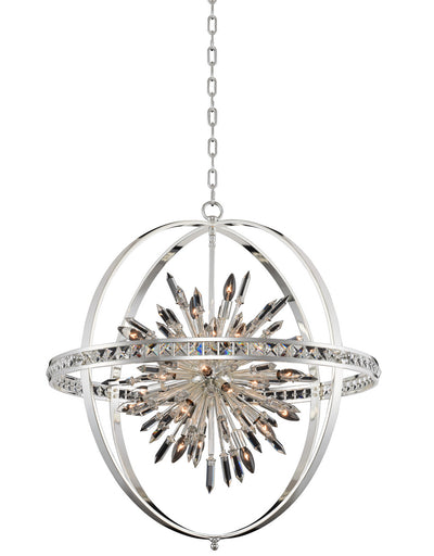 Allegri - 033652-014-FR001 - 24 Light Pendant - Angelo - Polished Silver