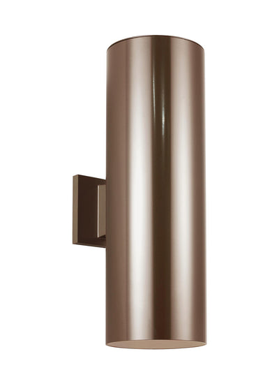Visual Comfort Studio - 8313902-10 - Two Light Outdoor Wall Lantern - Outdoor Cylinders - Bronze