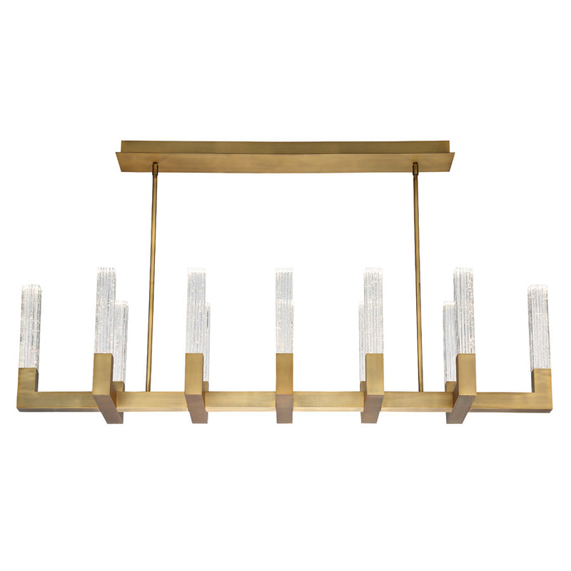 Modern Forms - PD-30854-AB - LED Linear Pendant - Cinema - Aged Brass