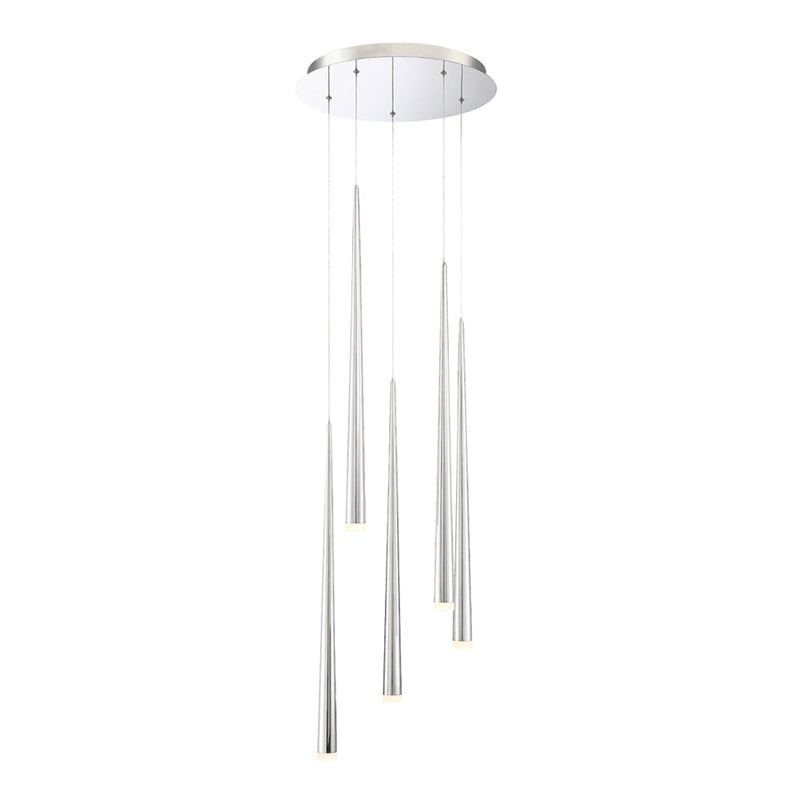 Modern Forms - PD-41805R-PN - LED Pendant - Cascade - Polished Nickel