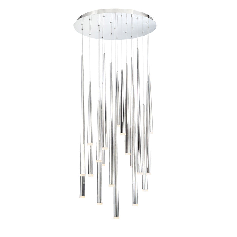 Modern Forms - PD-41821R-PN - LED Pendant - Cascade - Polished Nickel