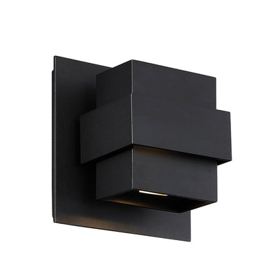 Modern Forms - WS-W30507-BK - LED Outdoor Wall Sconce - Pandora - Black