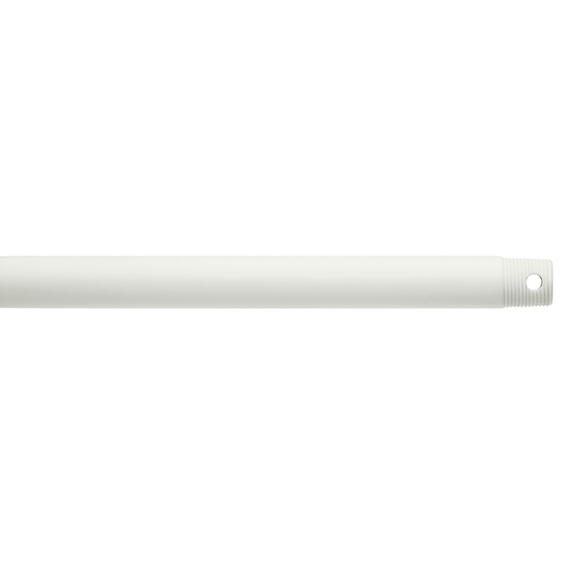 Kichler - 360000MWH - Fan Down Rod 12 Inch - Accessory - Matte White