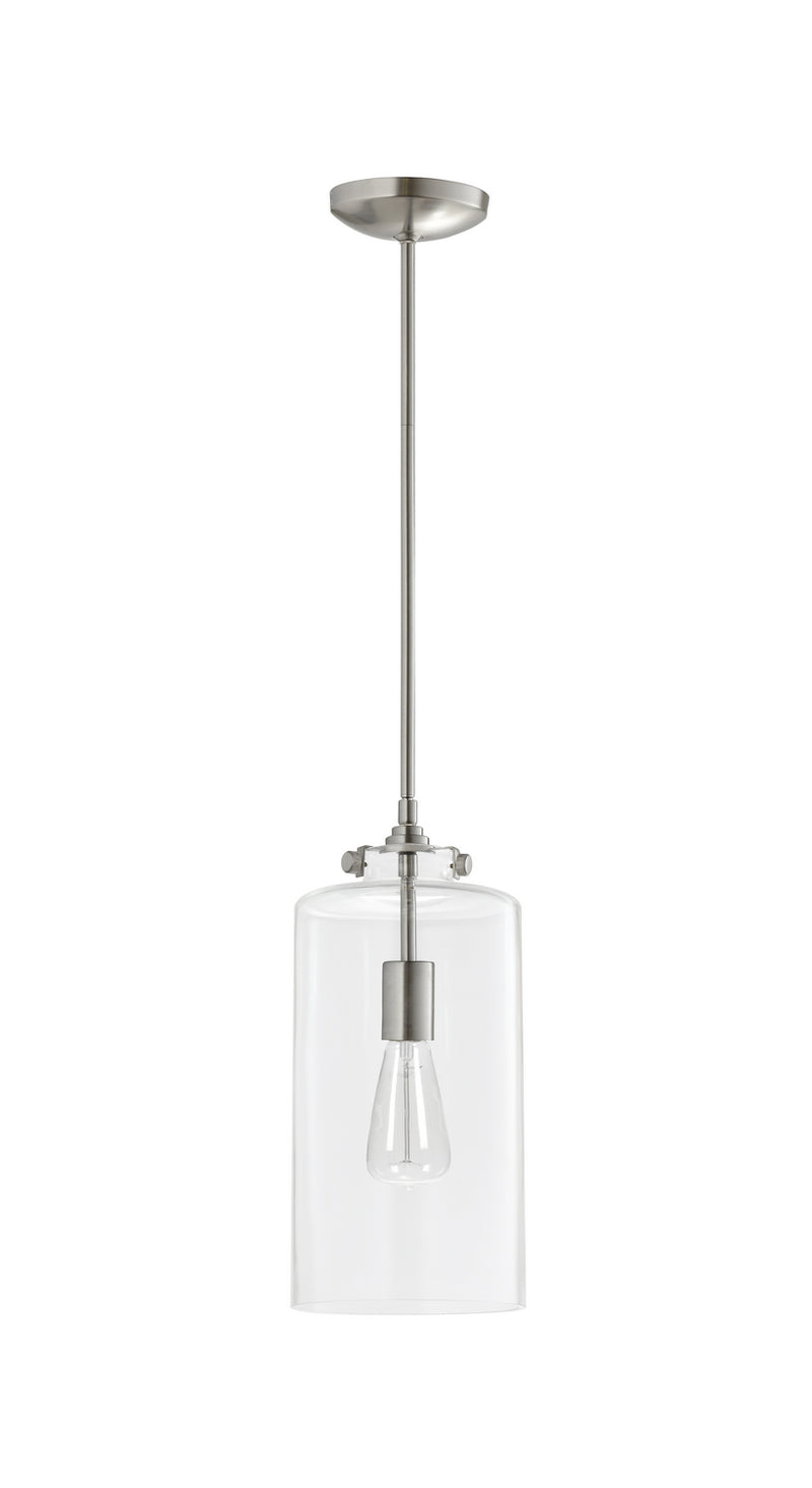Matteo Lighting - C56404BN - One Light Pendant - Menton - Brushed Nickel