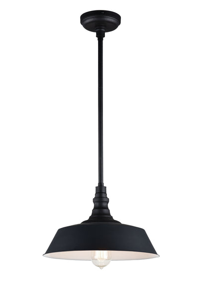 Matteo Lighting - C58303DG - One Light Pendant - Scacchi - Dark Grey