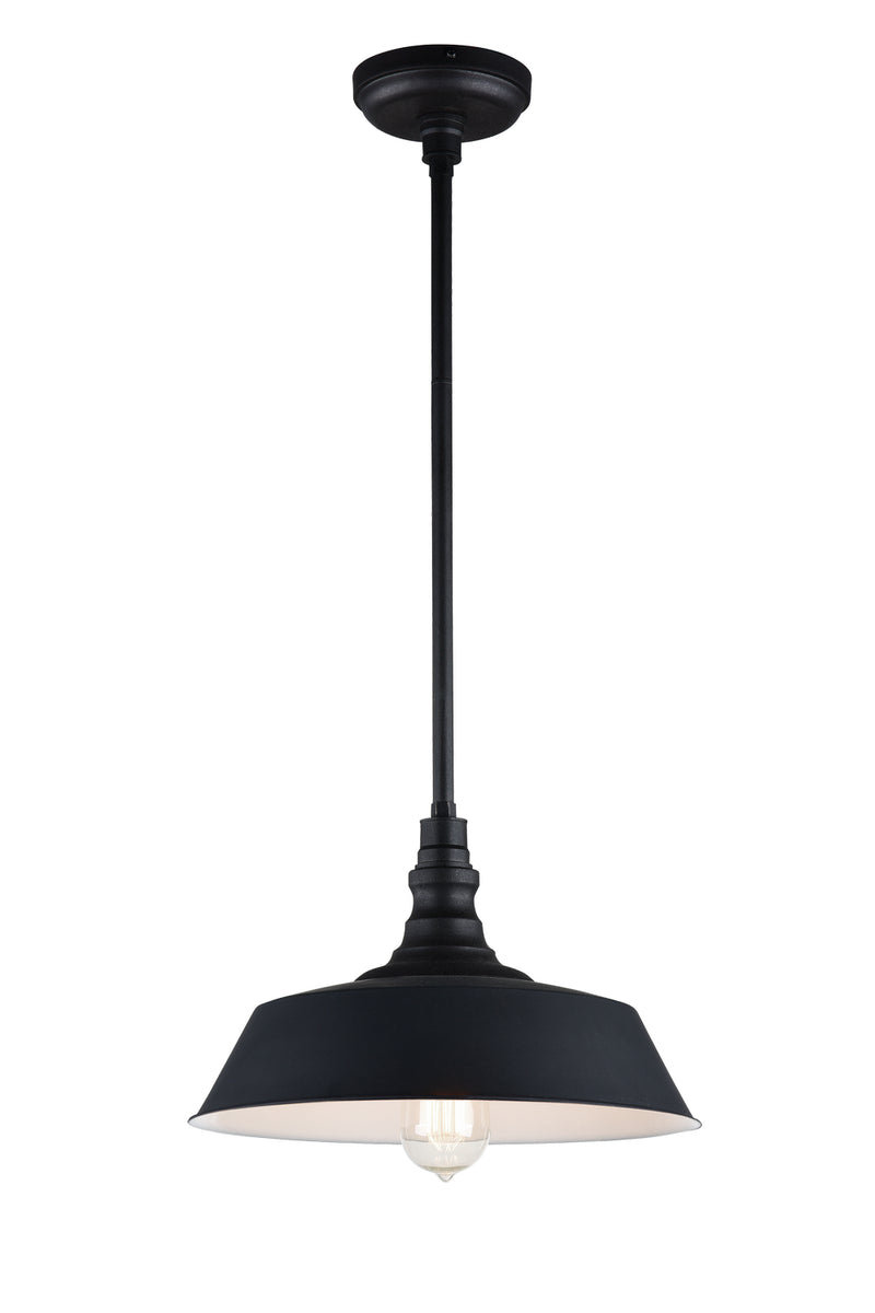 Matteo Lighting - C58303DG - One Light Pendant - Scacchi - Dark Grey