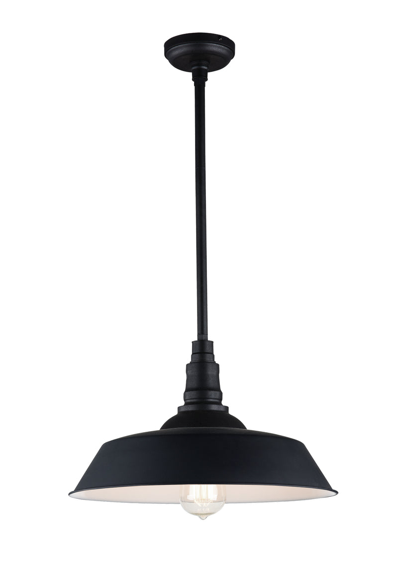 Matteo Lighting - C58305DG - One Light Pendant - Scacchi - Dark Grey