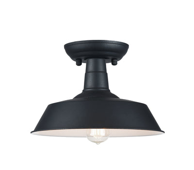 Matteo Lighting - X58301DG - One Light Flush Mount - Scacchi - Dark Grey