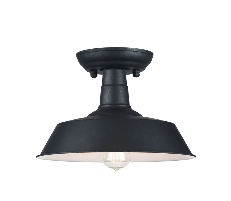 Matteo Lighting - X58301DG - One Light Flush Mount - Scacchi - Dark Grey