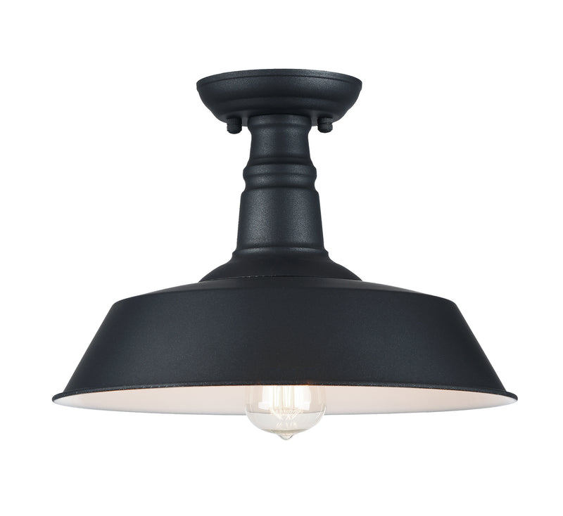 Matteo Lighting - X58303DG - One Light Flush Mount - Scacchi - Dark Grey