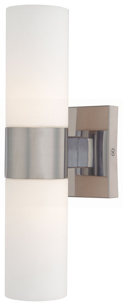 Minka-Lavery - 6212-84 - Two Light Wall Sconce - Brushed Nickel