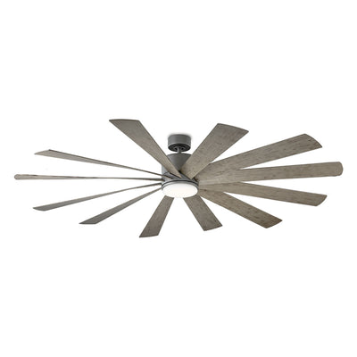 Modern Forms Fans - FR-W1815-80L-GH/WG - 80``Ceiling Fan - Windflower - Graphite