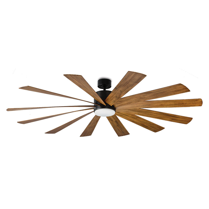 Modern Forms Fans - FR-W1815-80L-MB/DK - 80``Ceiling Fan - Windflower - Matte Black