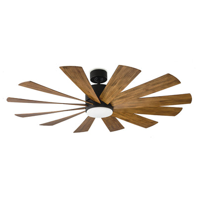 Modern Forms Fans - FR-W1815-60L-MB/DK - 60``Ceiling Fan - Windflower - Matte Black
