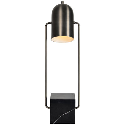 Renwil - LPT825 - One Light Table Lamp - Abbey - Gun Metal/Black Marble
