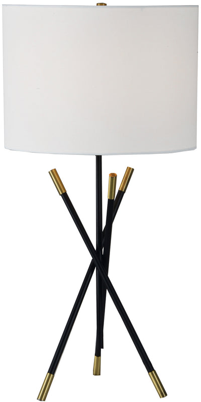 Renwil - LPT891 - One Light Table Lamp - Hudswell - Antique Brass
