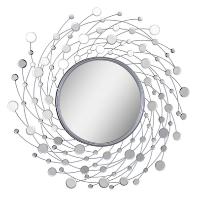 Renwil - MT1134 - Mirror - Como - Silver Leaf