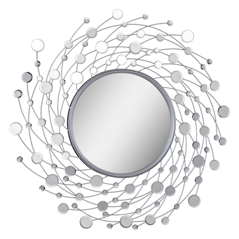Renwil - MT1134 - Mirror - Como - Silver Leaf