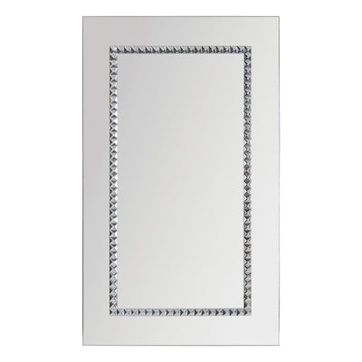 Renwil - MT1216 - Mirror - Embedded Jewels - Chrome/Jewel Border