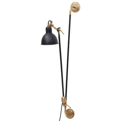 Renwil - WS004 - One Light Wall Sconce - Bristo - Gold/Black