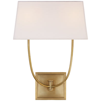 Visual Comfort Signature - CHD 2621AB-L - Two Light Wall Sconce - Venini - Antique-Burnished Brass