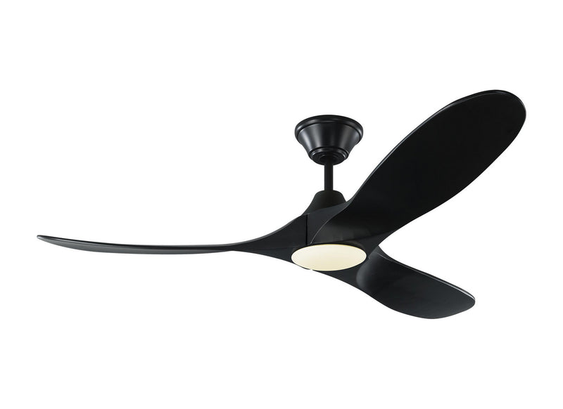 Visual Comfort Fan - 3MAVR52BKBKD - 52``Ceiling Fan - Maverick 52 LED - Matte Black