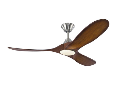 Visual Comfort Fan - 3MAVR52BSKOAD - 52``Ceiling Fan - Maverick 52 LED - Brushed Steel