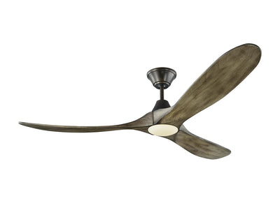 Visual Comfort Fan - 3MAVR60AGPD - 60``Ceiling Fan - Maverick 60 LED - Aged Pewter