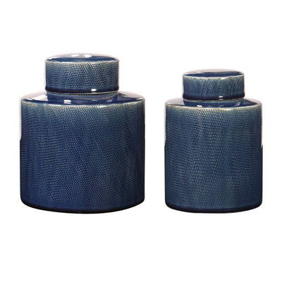 Uttermost - 18989 - Containers, S/2 - Saniya - Blue